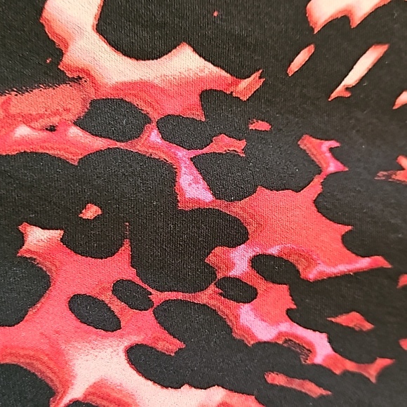 Classiques Entire Red + black SILK sleeveless cowl neck blouse, XL, EUC. - Picture 2 of 14